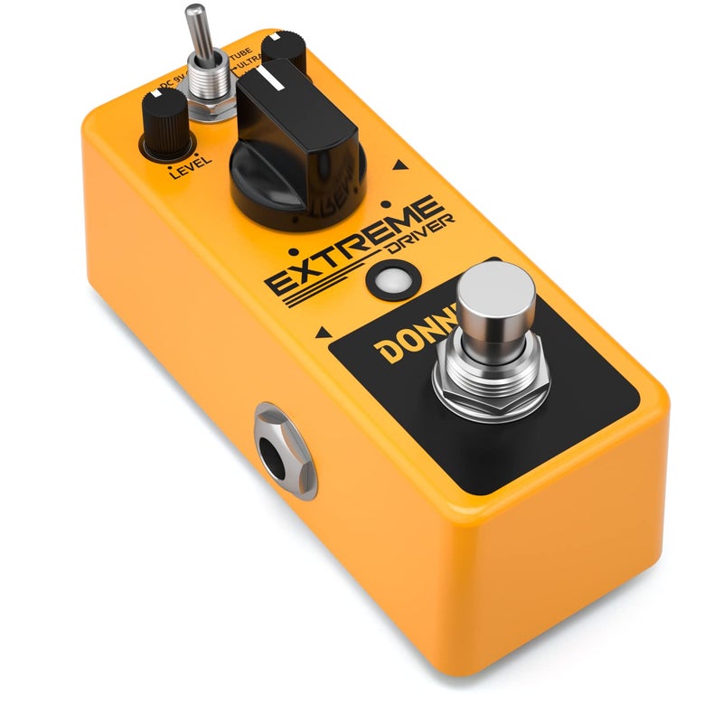 Donner Distortion Guitar Pedal, Extreme Driver Analog Turbo Distortion Effect 3 Modes True Bypass - Image 1